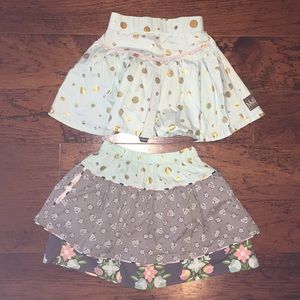Matilda Jane girls skirts size 2